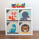 Grey Elephant Toy Storage Box